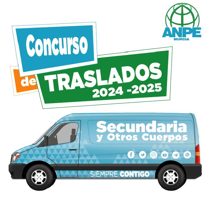 Concurso Traslados 2024/2025 > Secundaria, Catedráticos y otros cuerpos Noticia